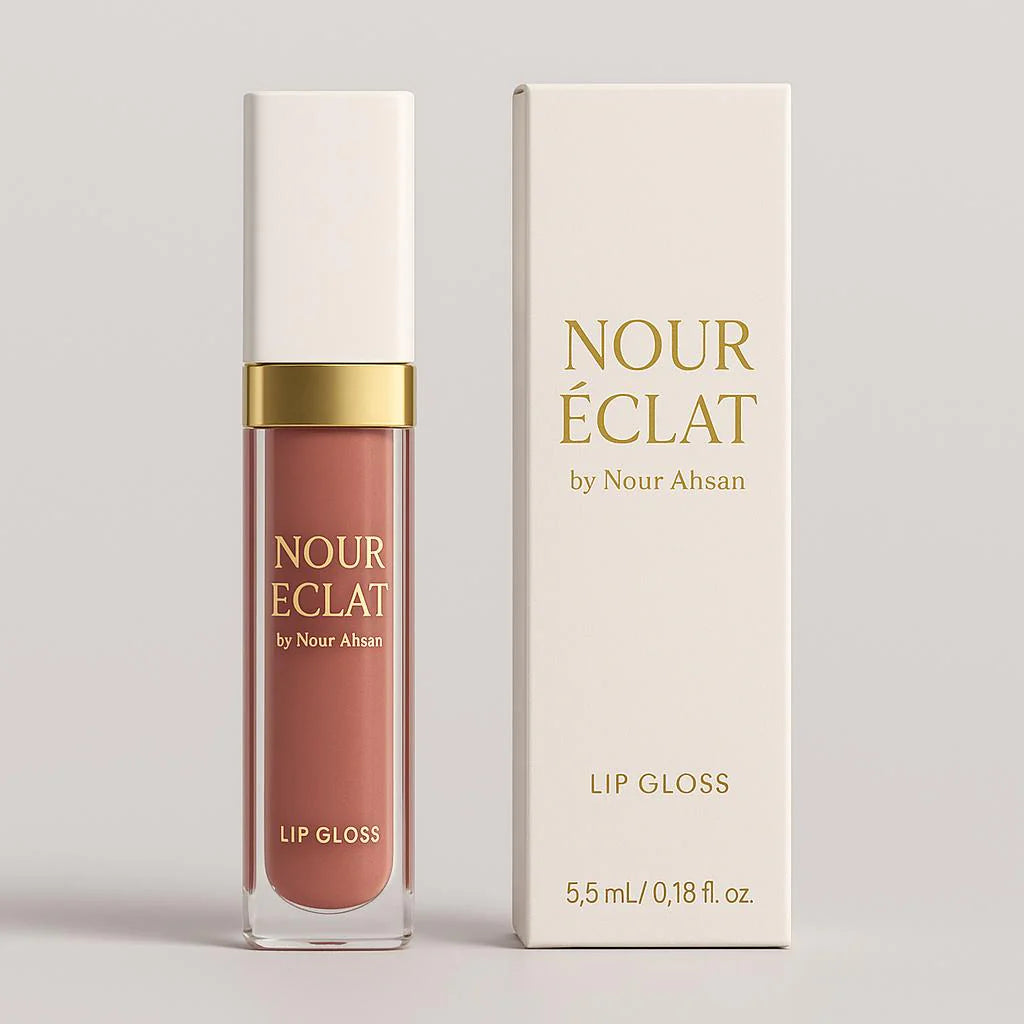 Luxury Lip Gloss - NOUR ÉCLAT Hydrating Glossy Finish | Nour Ahsan