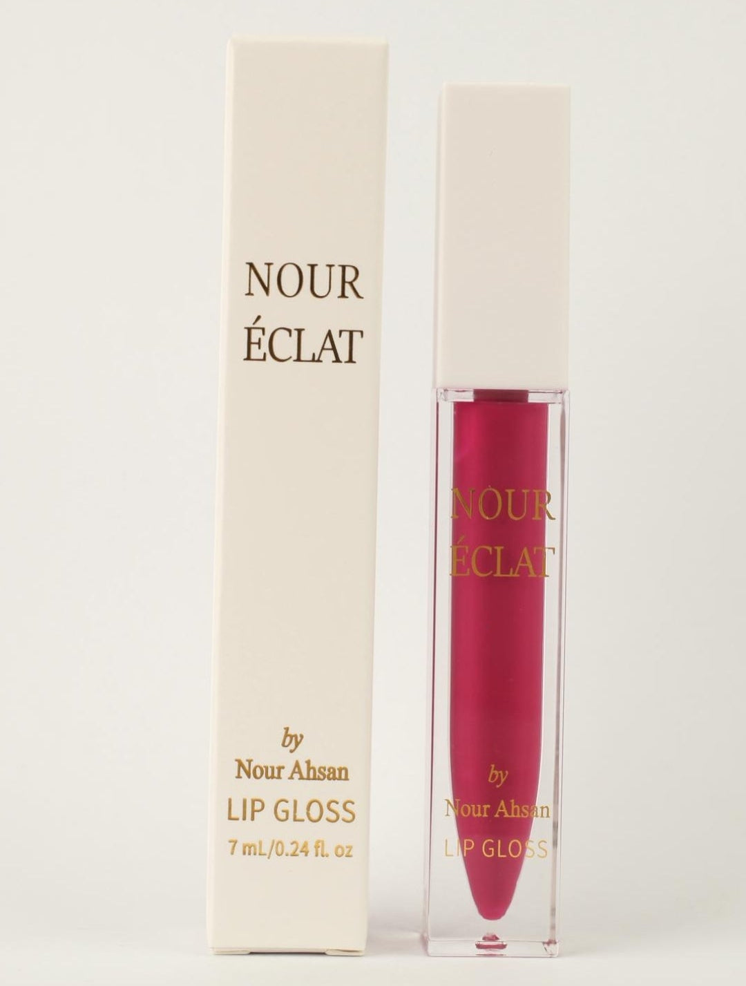 Red Éclat Luxury Lip Gloss - Bold Hydrating Shine | NOUR ÉCLAT